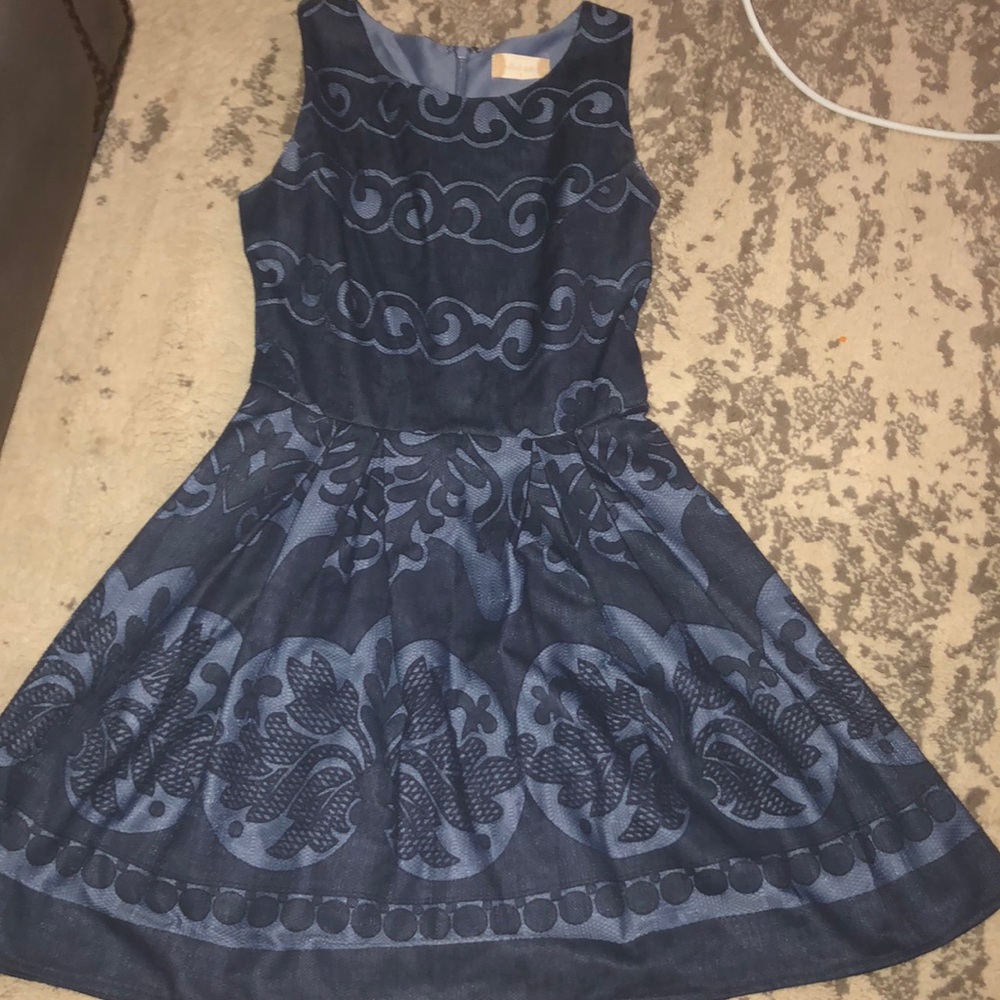 Altar’d State, Short Blue Patterned Dress